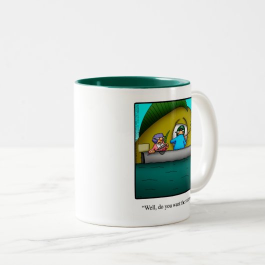 Funny Fishing Spaß Tasse Geschenk (VorderseiteRechts)