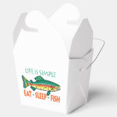 Funny Fishing Sprichwort Geschenkschachtel (Geöffnet)