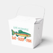 Funny Fishing Sprichwort Geschenkschachtel (Vorderseite)