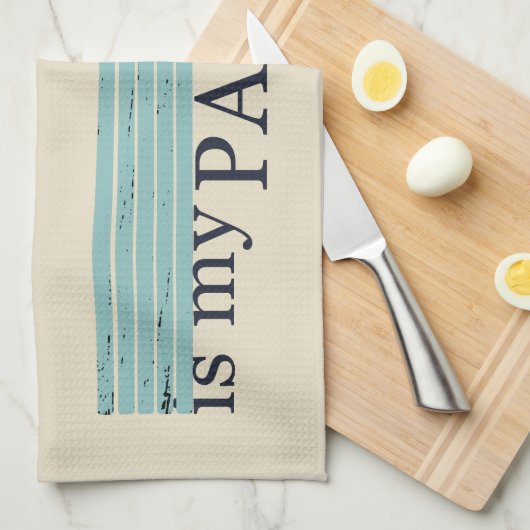 Funny Fishing Sprichwort Geschirrtuch (Viertel Falte)