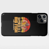 Funny Fishing Sprichwort - Glück ist ein großer Fi iPhone Hülle (Rückseite (Horizontal))