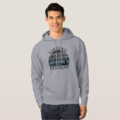 Funny Fishing Sprichwort Hoodie (Vorne ganz)
