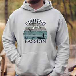 Funny Fishing Sprichwort Hoodie