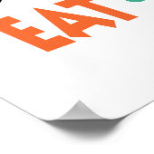 Funny Fishing Sprichwort Poster (Ecke)