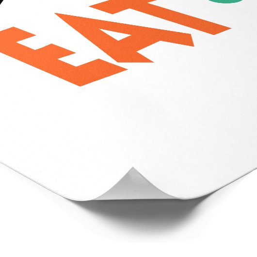 Funny Fishing Sprichwort Poster (Ecke)