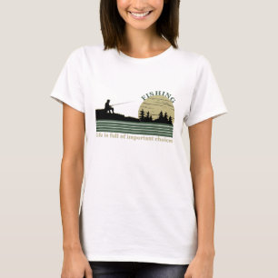 Funny Fishing Sprichwort T-Shirt