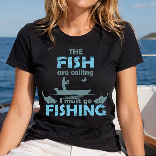 Funny Fishing Sprichwort T-Shirt