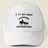 Funny Fishing Sprichwort Truckerkappe (Vorderseite)