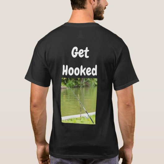 Funny Fishing T-Shirt (Rückseite)