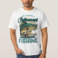 Funny Fishing T Shirt Schlechter Tag Fischen Shirt