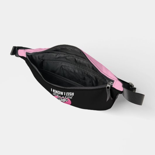 Funny Fishing Theme Bauchtasche (Offen)