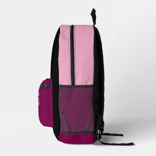 Funny Fishing Theme Bedruckter Rucksack (Rechts)