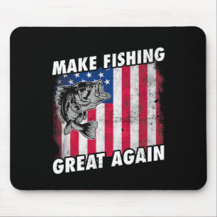 Funny Fishing Trump Gaben Mousepad