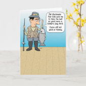 Funny Fishing Vatertag Card Karte (Gelbe Blume)
