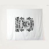 Funny Fishing Wandteppich (Vorderseite (Horizontal))