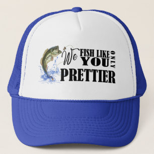 Funny Fishing Women Trucker Hat Truckerkappe
