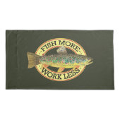 Funny Fishing Words for a Fisherman, Green Kissenbezug (Rückseite)