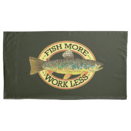 Funny Fishing Words for a Fisherman, Green Kissenbezug