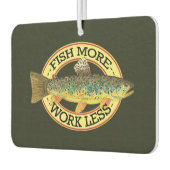 Funny Fishing Words für einen Fischer Autolufterfrischer (Links)