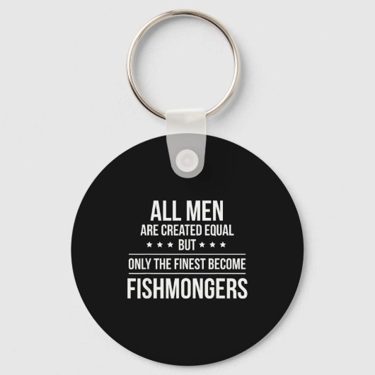 Funny Fishmonger Shirt_ Perfect Job & Work Gif Schlüsselanhänger (Vorderseite)