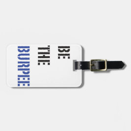 Funny Fitness Burpee Gym Spaß Gepäckanhänger