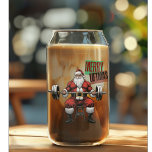 Funny Fitness Christmas Liftmas Barbell Santa Dosenglas<br><div class="desc">Fröhliche Weihnachtsfeiern - das Weihnachtsgebäck zum Thema Weihnachtsbäder ist eine lustige Weihnachtsgrüße für die Fitness und das ideale Geschenk für Trainer oder Gymnastikpartner in Ihrem Leben. Dieses Design verfügt über ein super starkes und passendes Santa Claus Hebe ein Barbell, komplett geschluckt. Der Weihnachtsmann, die fröhliche und faule Figur, die für...</div>