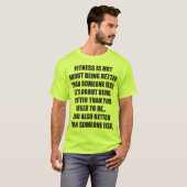 Funny Fitness Gym Motivation T-Shirt (Vorne ganz)