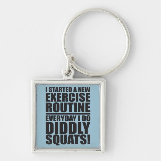Funny Fitness Gym Schlüsselanhänger (Vorne)