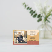 Funny Fitness Health Personal Trainer Visitenkarte (Stehend Vorderseite)