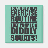 Funny Fitness Magnet (Vorne)