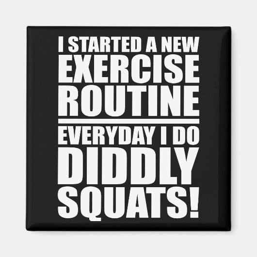 Funny Fitness Magnet (Vorne)