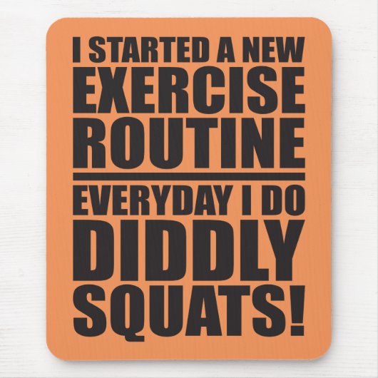 Funny Fitness Mousepad (Vorne)