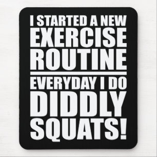 Funny Fitness Mousepad