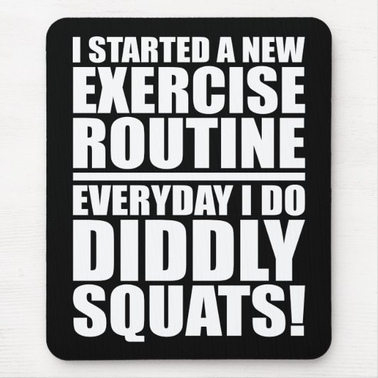 Funny Fitness Mousepad (Vorne)