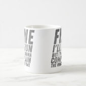 Funny Fitness Sport Running And Jogging Kaffeetasse (Mittel)