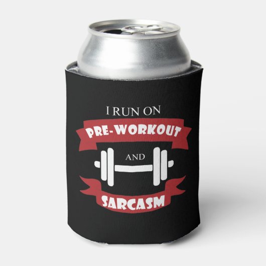 Funny Fitness Supplement Sarcasm Gym Zitat Dosenkühler (Kanne Vorderseite)