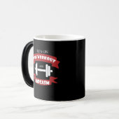 Funny Fitness Supplement Sarcasm Tasse (Vorderseite Links)