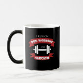 Funny Fitness Supplement Sarcasm Tasse (Links)
