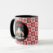 Funny Fitness Themed Weihnachts-Fitness-Trainer Tasse (Vorderseite Links)