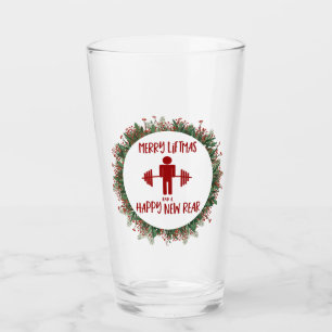 Funny Fitness Weihnachts-Weihnachtsausbilder Glas
