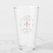 Funny Fitness Weihnachts-Weihnachtslehrer Glas (Rückseite)