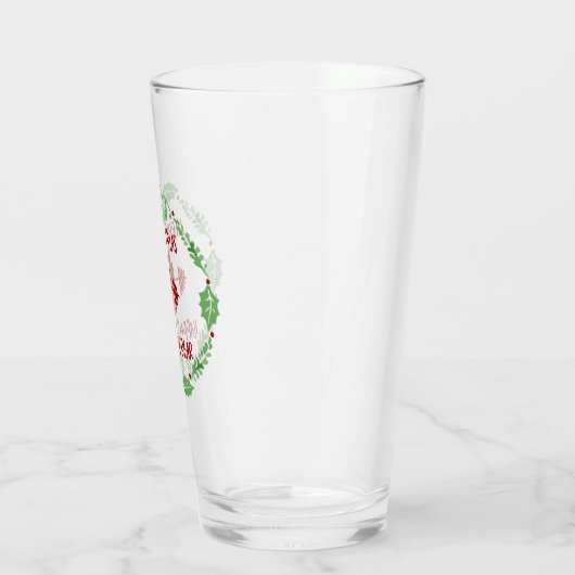 Funny Fitness Weihnachts-Weihnachtslehrer Glas (Links)