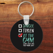 Funny Fitness Workout Single im Fitnessraum Schlüsselanhänger (Vorderseite)