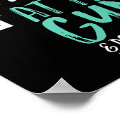 Funny Fitness Workout Single Taken At The Gym  Poster (Ecke)