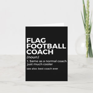 Funny Flag Football Coach Definition Best Coach Ev Karte
