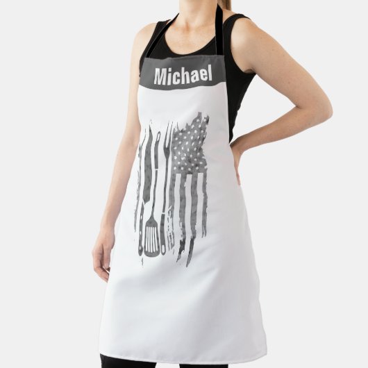 Funny Flag Schürze - Patriotic GRILLEN Grill Maste (InSitu)