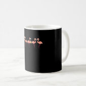 Funny Flamingo Bachelor Party Cocktail Lover Kaffeetasse (VorderseiteRechts)