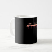 Funny Flamingo Bachelor Party Cocktail Lover Kaffeetasse (Vorderseite Links)