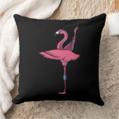 Funny Flamingo Bird Yogout Workout Kissen (Decke)