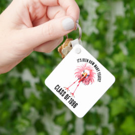 Funny Flamingo Custom School Class Wiedersehen Schlüsselanhänger